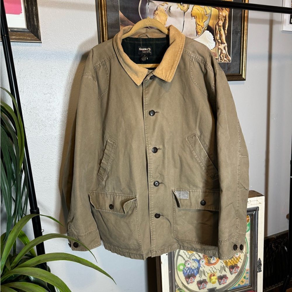 Vintage Plaid Lined Chore Jacket